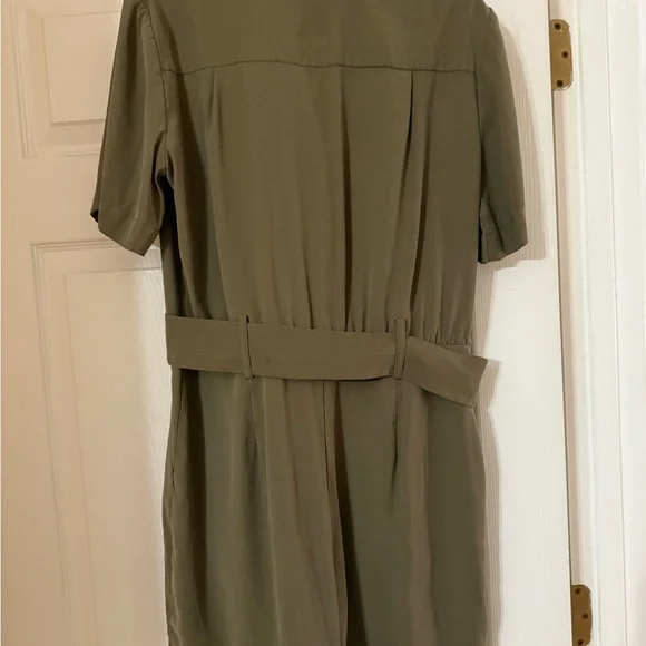 Olive Green Women's Jumpsuit - Picture 4 of 7